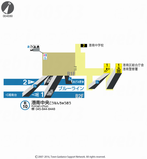 えきペディアMAP港南中央