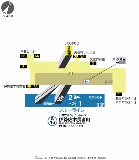 えきペディアMAP伊勢佐木長者町