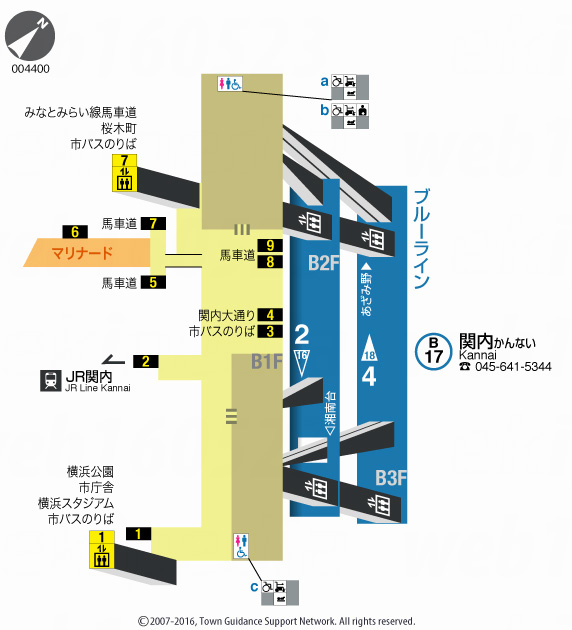 えきペディアMAP関内