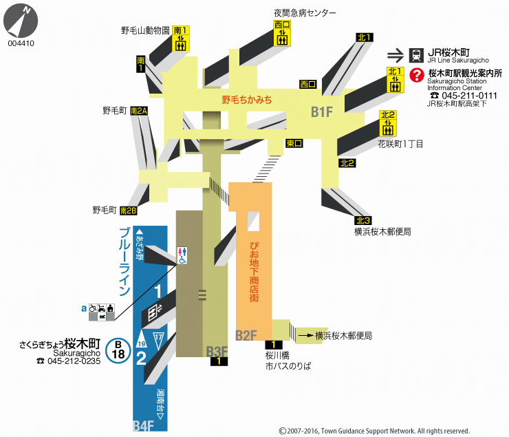 えきペディアMAP桜木町