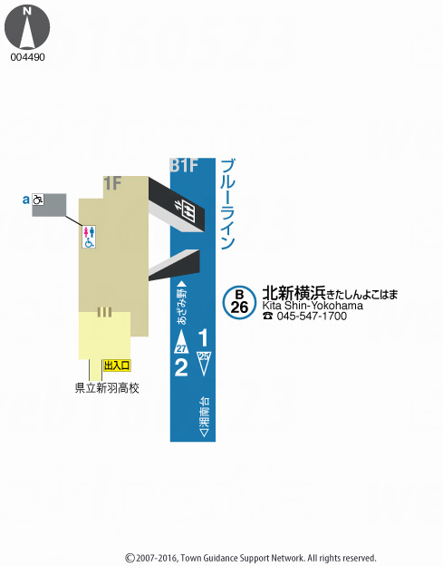 えきペディアMAP北新横浜