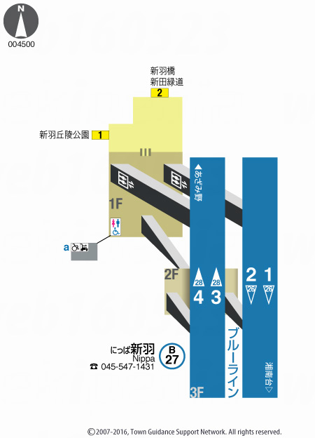 えきペディアMAP新羽