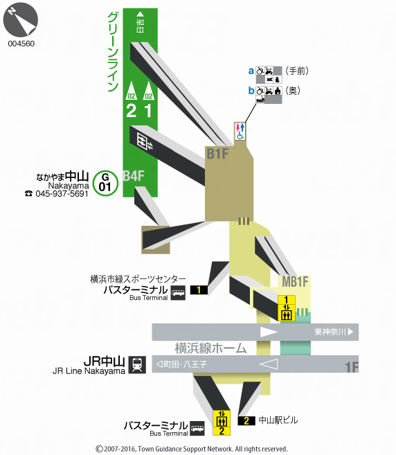 えきペディアMAP中山