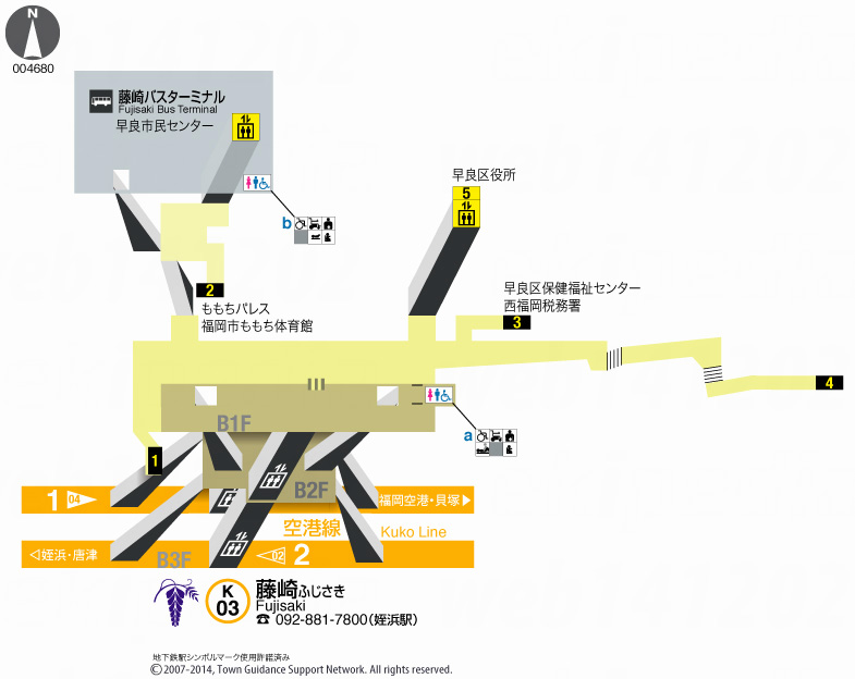 えきペディアMAP藤崎