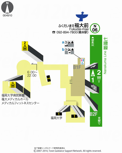 えきペディアMAP福大前