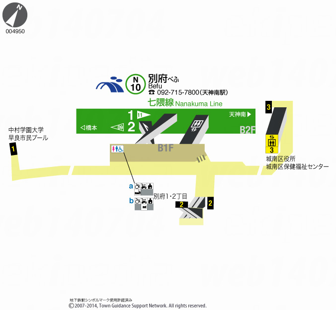 えきペディアMAP別府