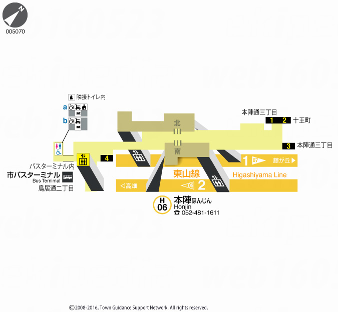 えきペディアMAP本陣