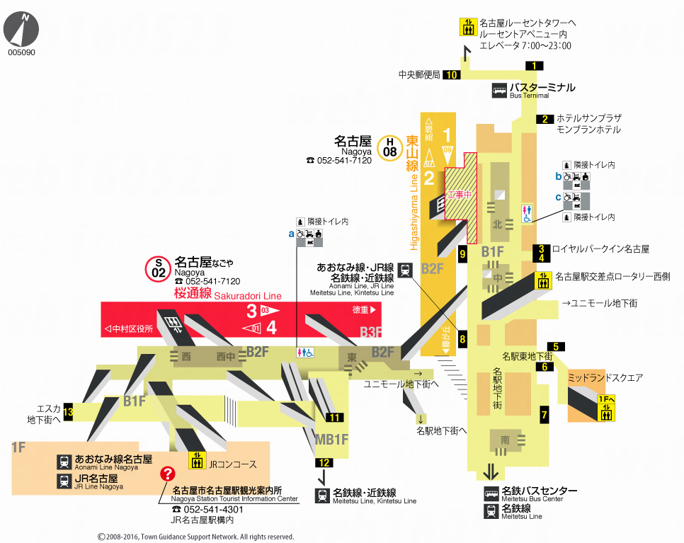 えきペディアMAP名古屋