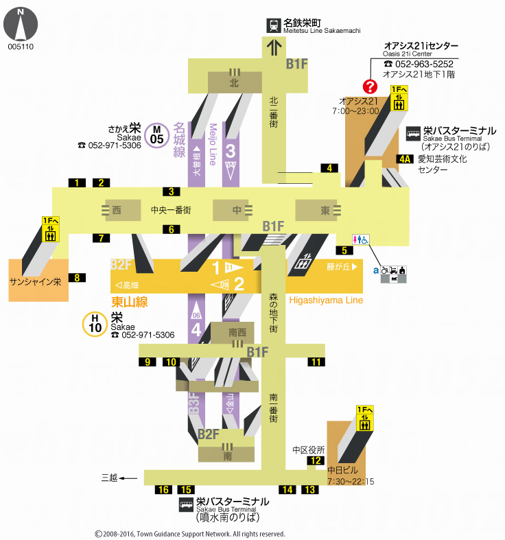 えきペディアMAP栄