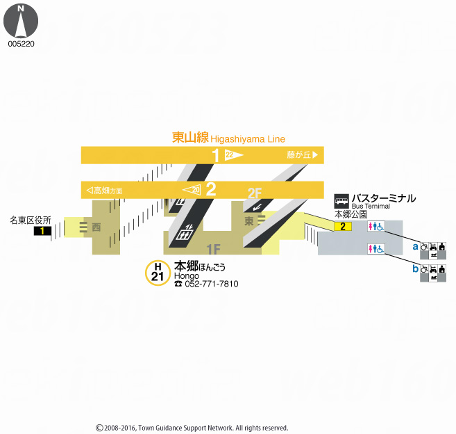 えきペディアMAP本郷