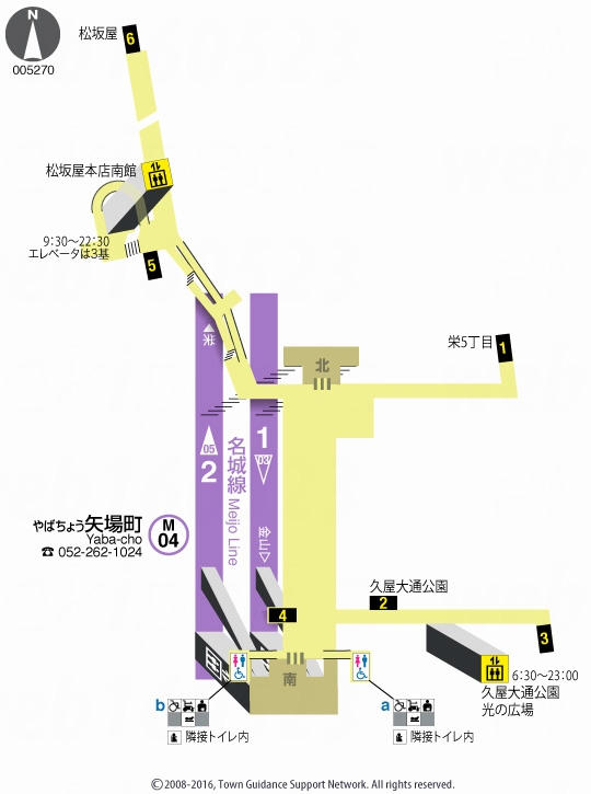 えきペディアMAP矢場町