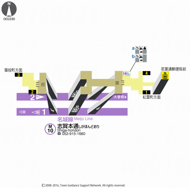 えきペディアMAP志賀本通