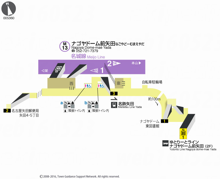 えきペディアMAPナゴヤドーム前矢田