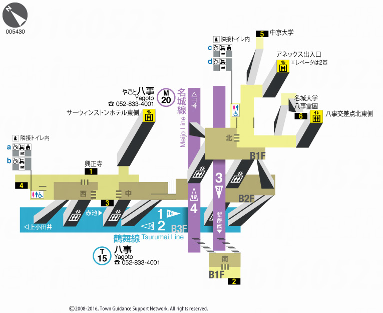 えきペディアMAP八事