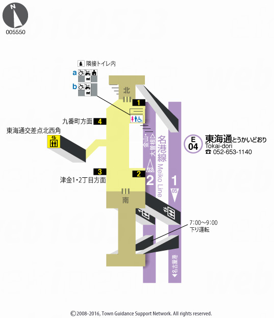 えきペディアMAP東海通