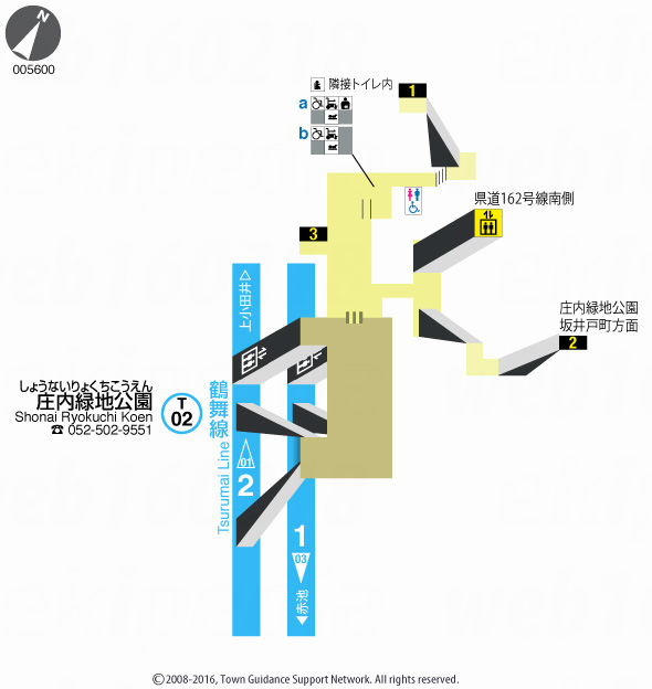 えきペディアMAP庄内緑地公園