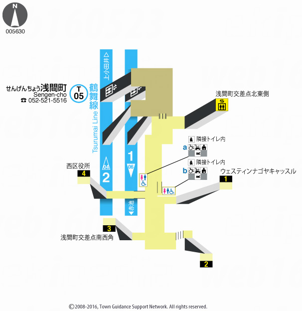 えきペディアMAP浅間町