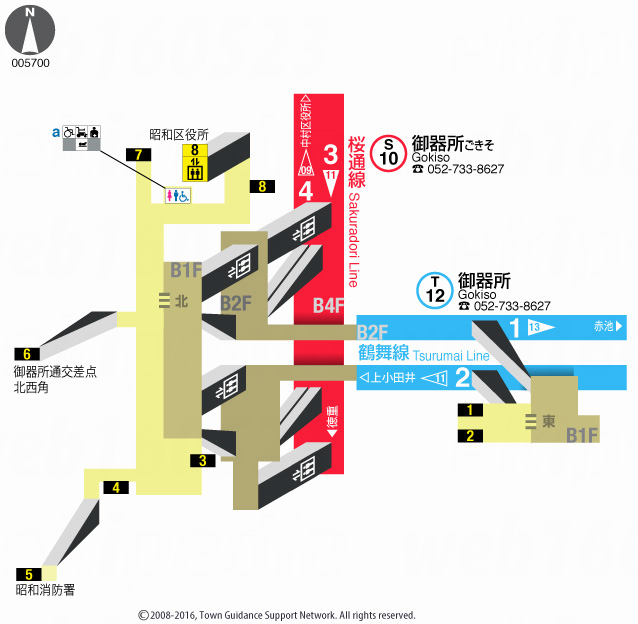 えきペディアMAP御器所