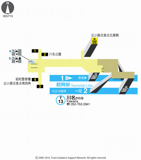 えきペディアMAP川名