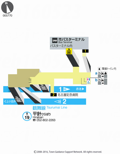 えきペディアMAP平針