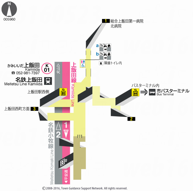 えきペディアMAP上飯田