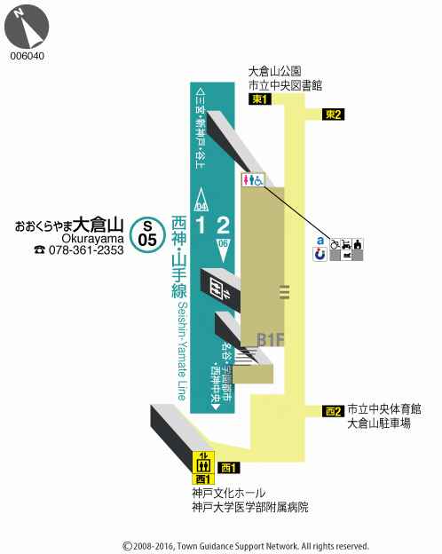 えきペディアMAP大倉山