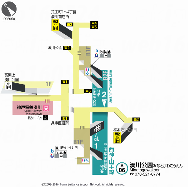 えきペディアMAP湊川公園