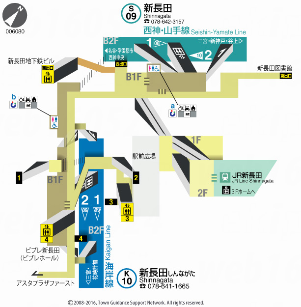 えきペディアMAP新長田