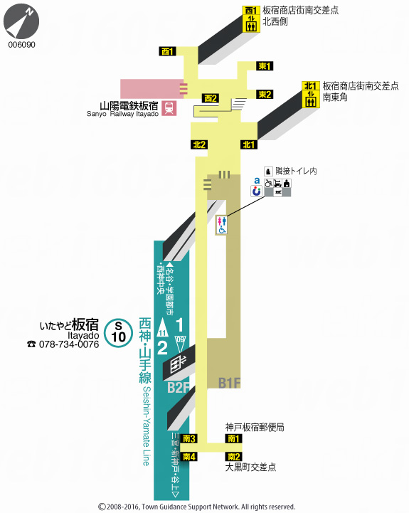 えきペディアMAP板宿