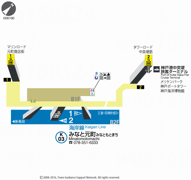 えきペディアMAPみなと元町