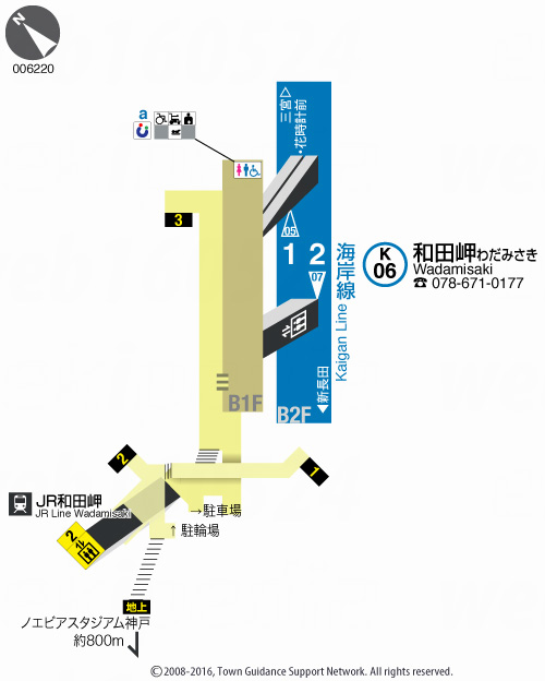 えきペディアMAP和田岬