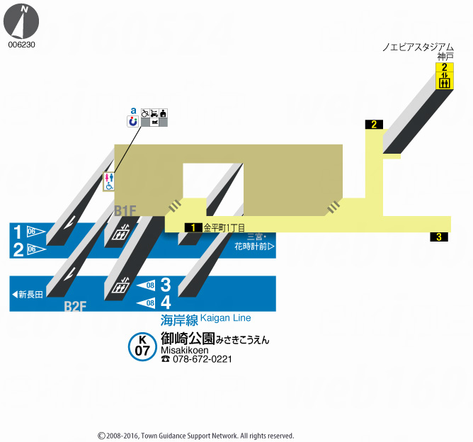 えきペディアMAP御崎公園