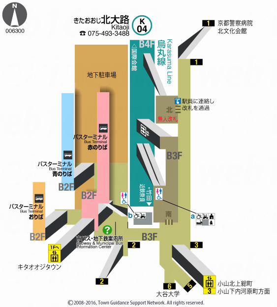 えきペディアMAP北大路