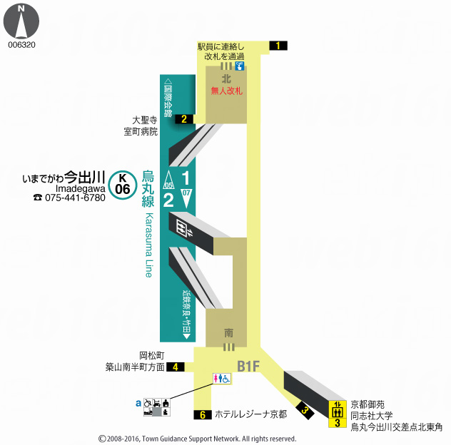 えきペディアMAP今出川