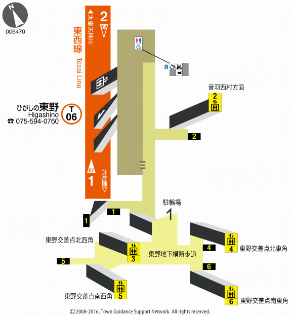 えきペディアMAP東野