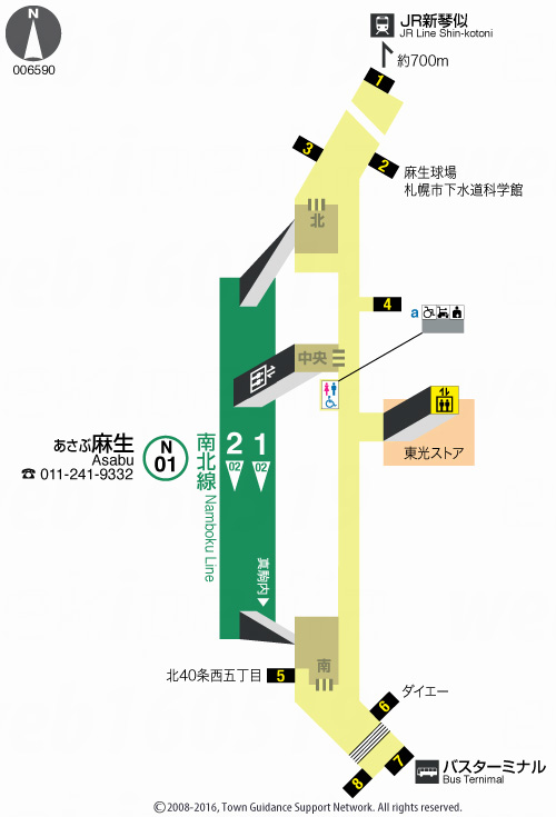 えきペディアMAP麻生