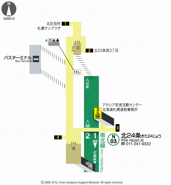 えきペディアMAP北２４条