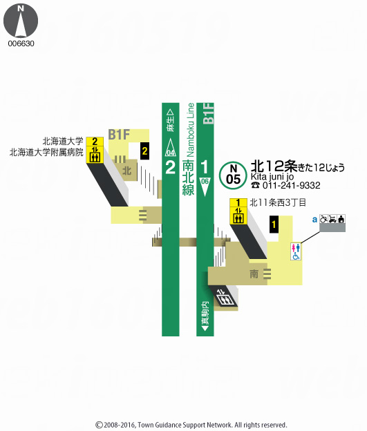 えきペディアMAP北１２条