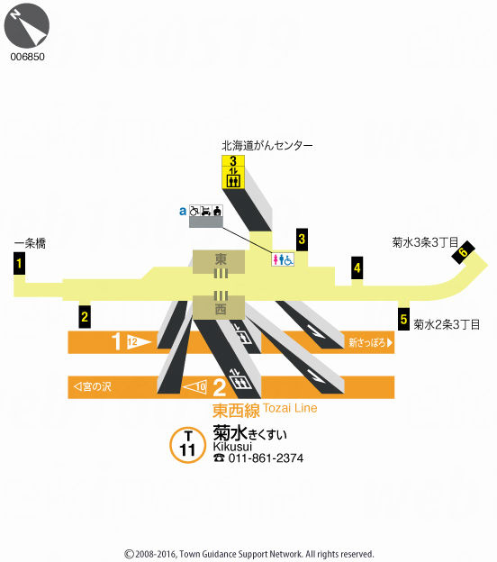 えきペディアMAP菊水