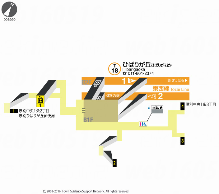 えきペディアMAPひばりが丘