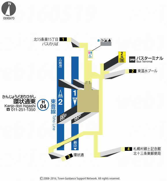 えきペディアMAP環状通東