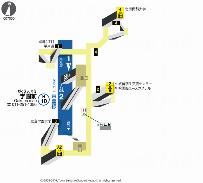 えきペディアMAP学園前