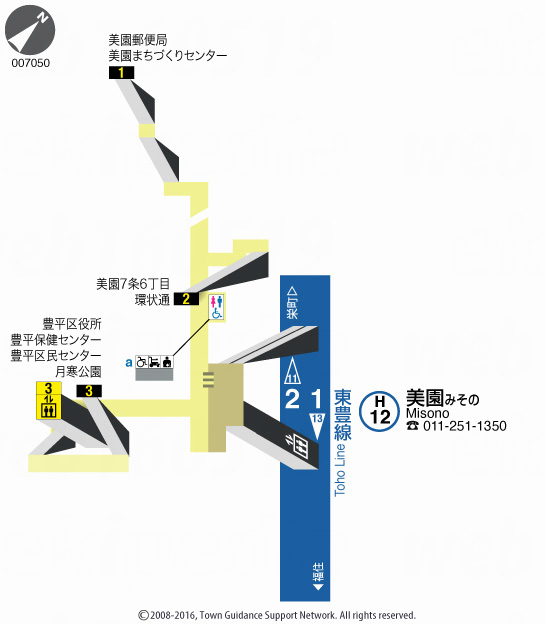 えきペディアMAP美園