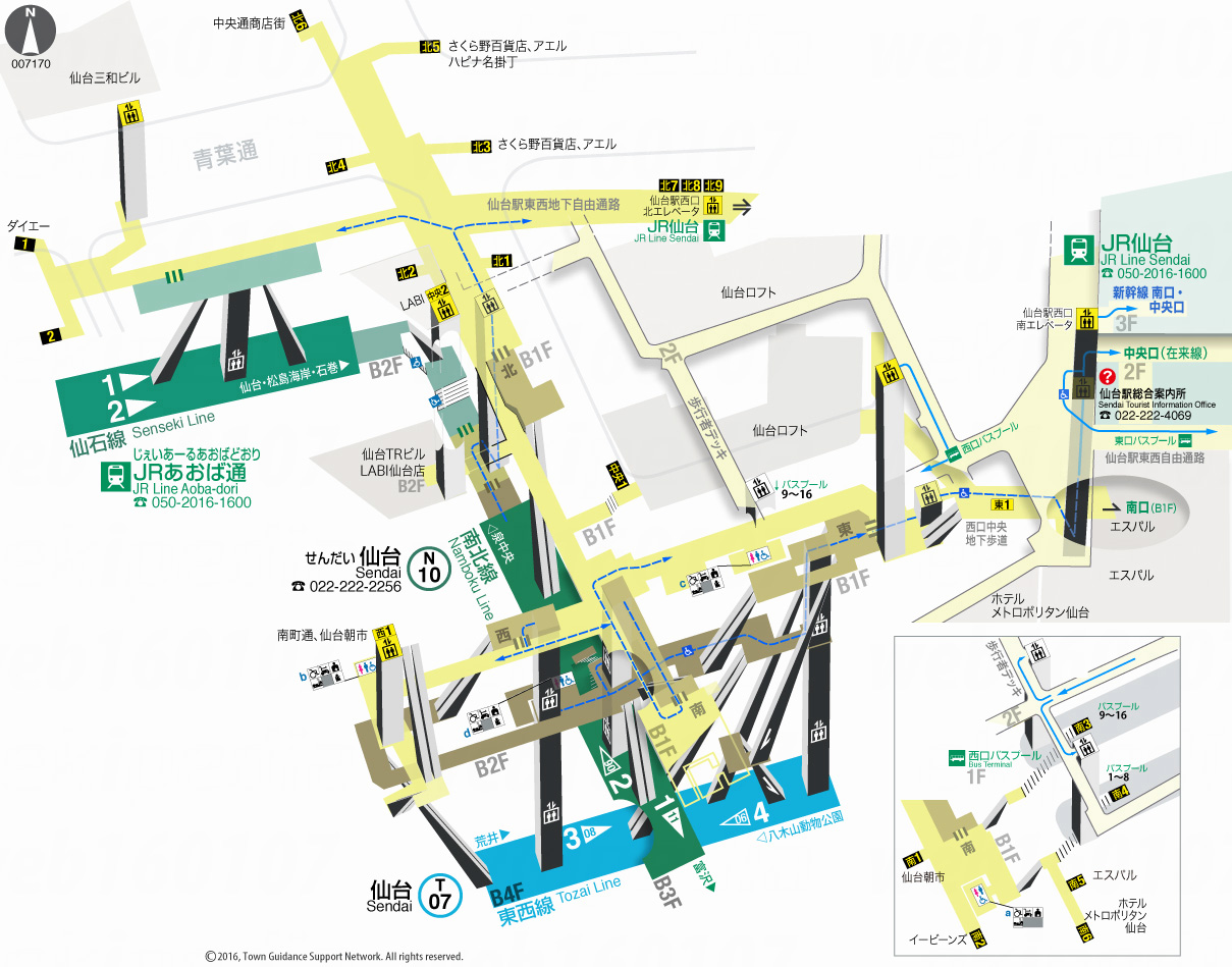 えきペディアMAP仙台