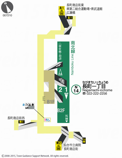 えきペディアMAP長町一丁目