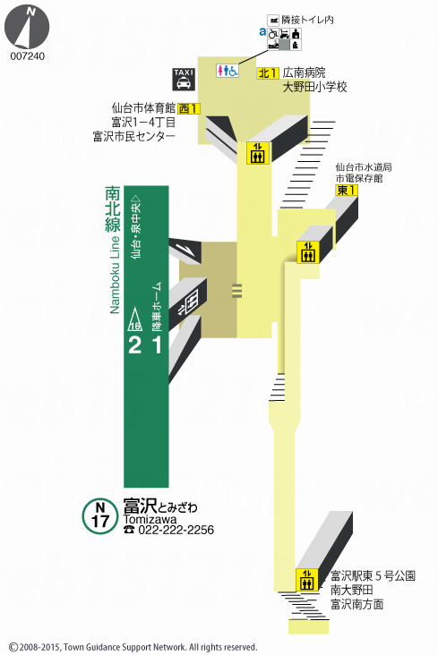 えきペディアMAP富沢