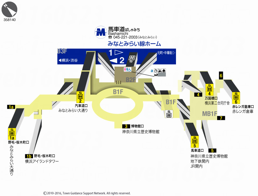 えきペディアMAP馬車道