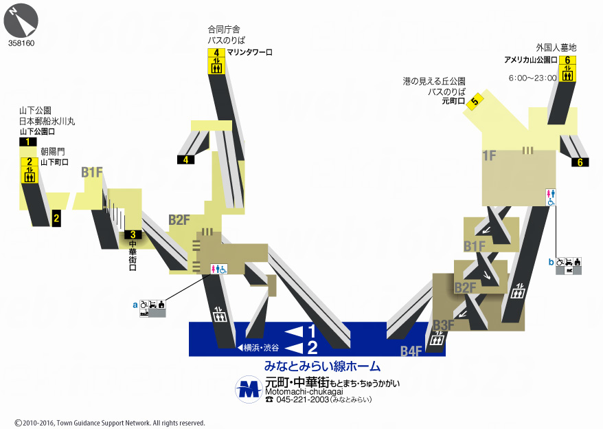 えきペディアMAP元町・中華街