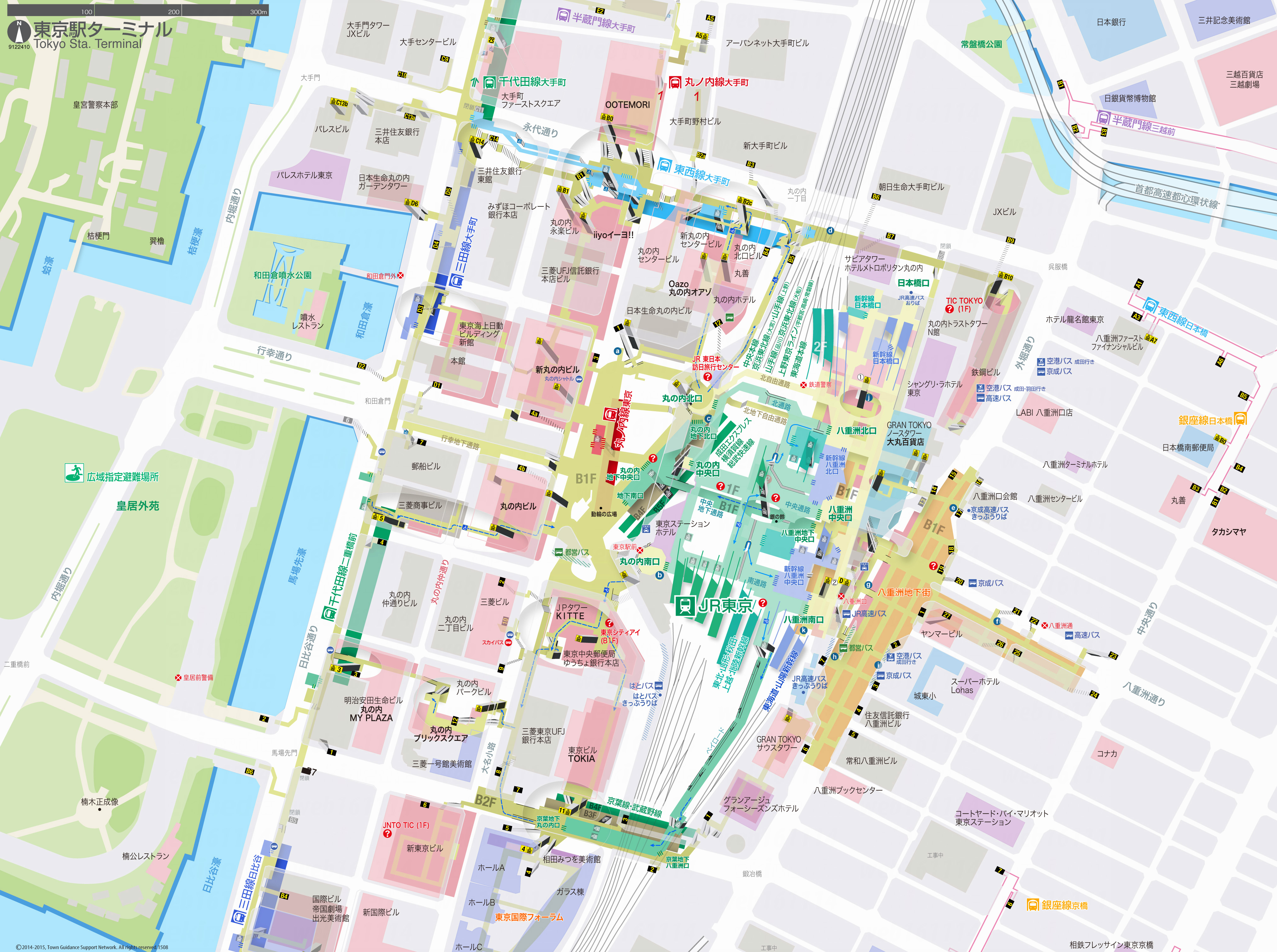 えきペディアMAP二重橋前