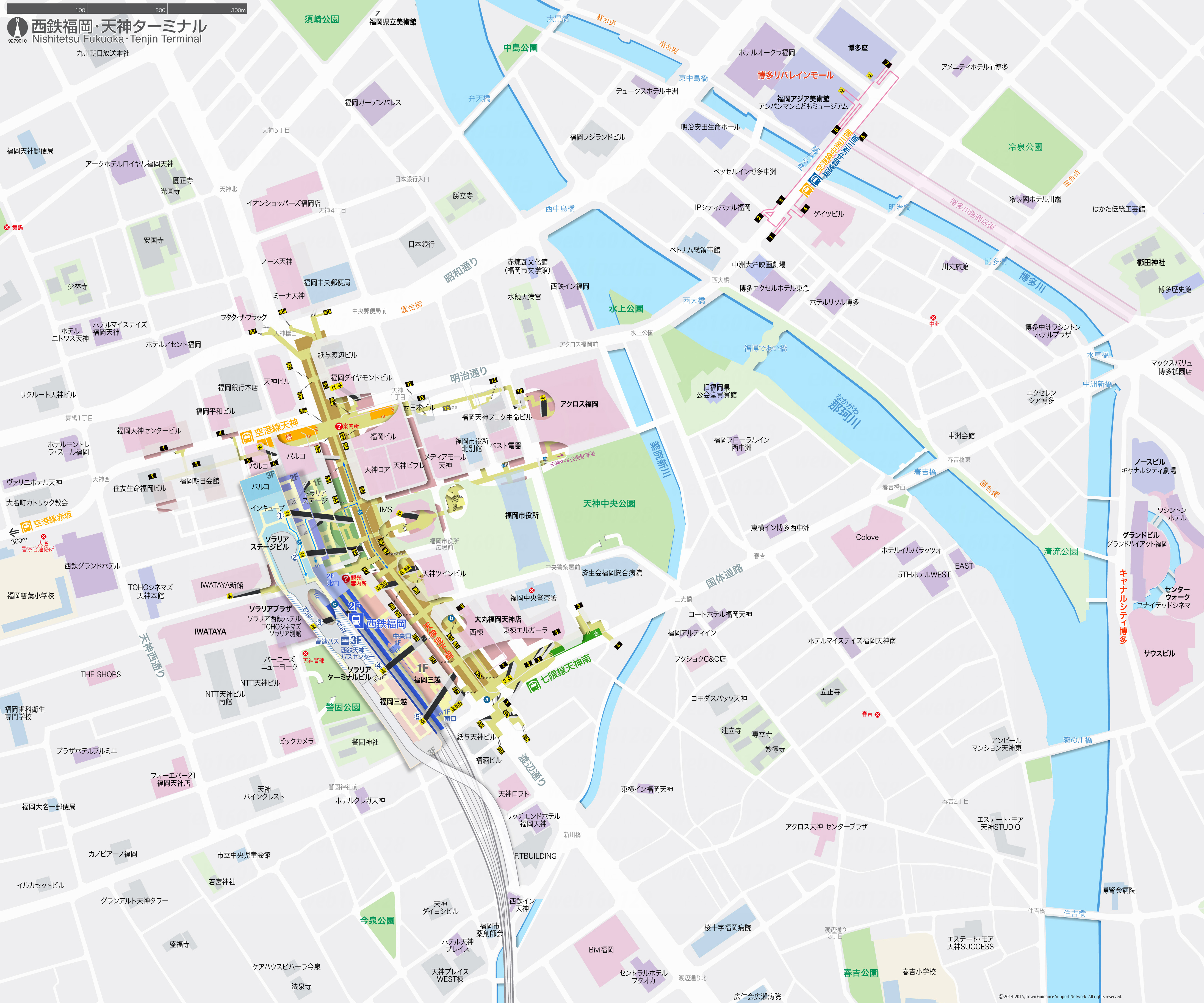 えきペディアMAP西鉄福岡